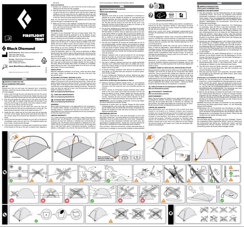 Image de la première page du manuel de l'appareil FirstLight 3P
