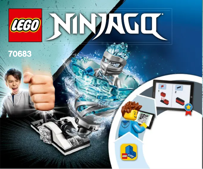 Page 1 de la notice Manuel utilisateur Lego Ninjago 70683