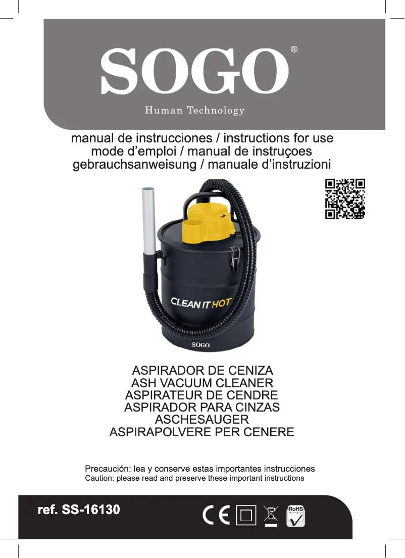 Página 1 del manual Manual de usuario Sogo SS-16130