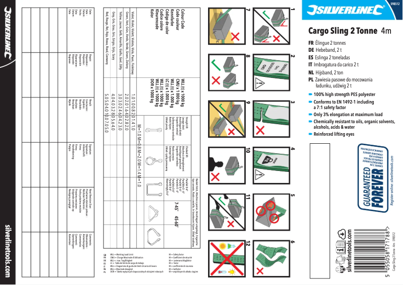 Página 1 del manual Manual de usuario Silverline 598512