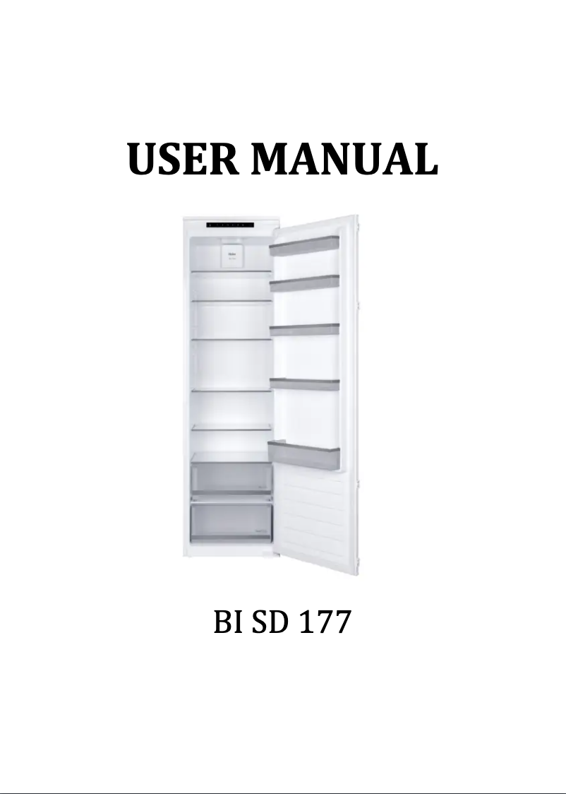 Page n°1 - Manuel utilisateur Hoover HBOL 172UK/N