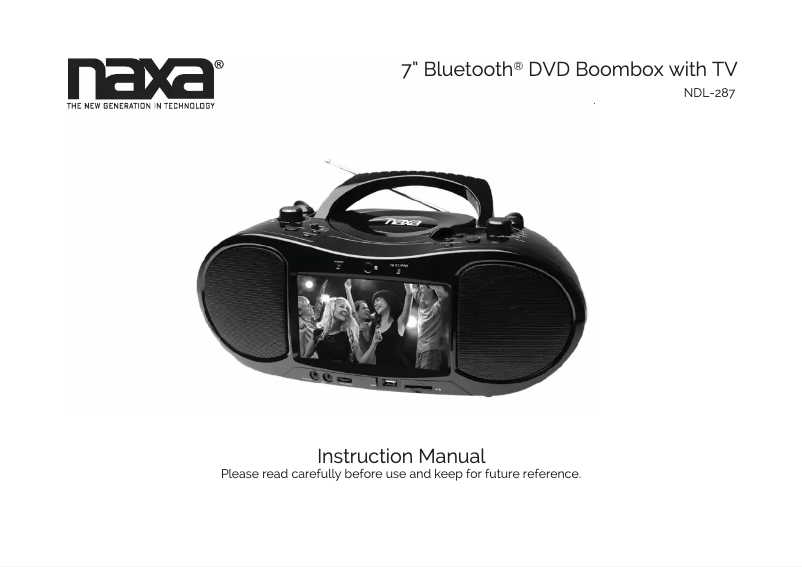 Image de la première page du manuel de l'appareil NDL-287