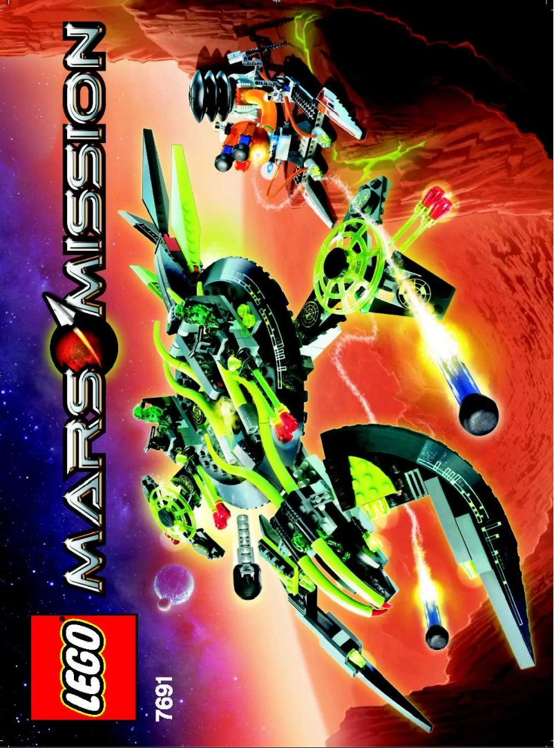 Page n°1 - Manuel utilisateur Lego Space 7691