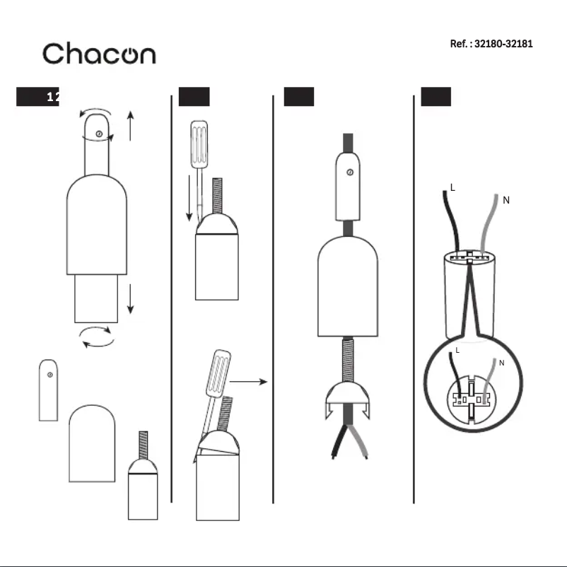 Page n°1 - Manuel utilisateur Chacon 32180