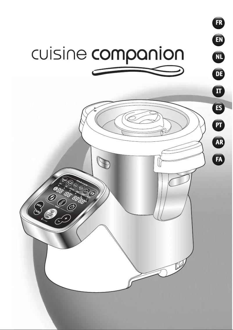 Page 1 de la notice Manuel utilisateur Tefal Cuisine Companion FE800A