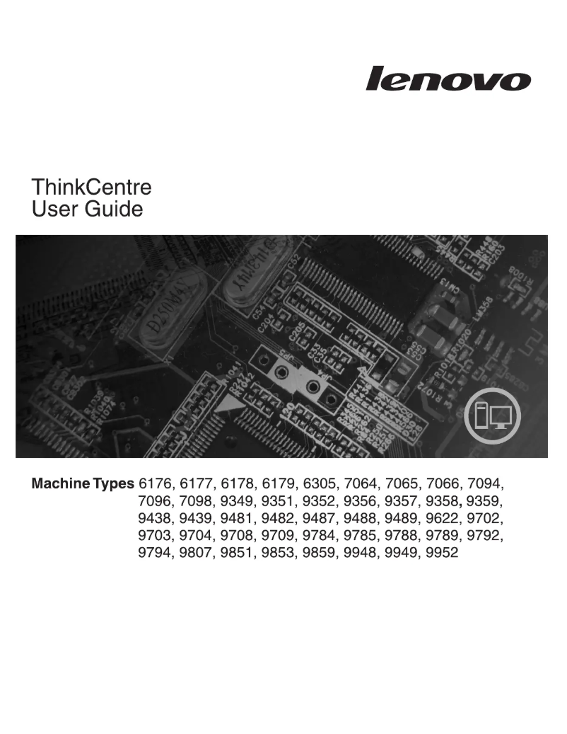 Page 1 de la notice Manuel utilisateur Lenovo ThinkCentre A57