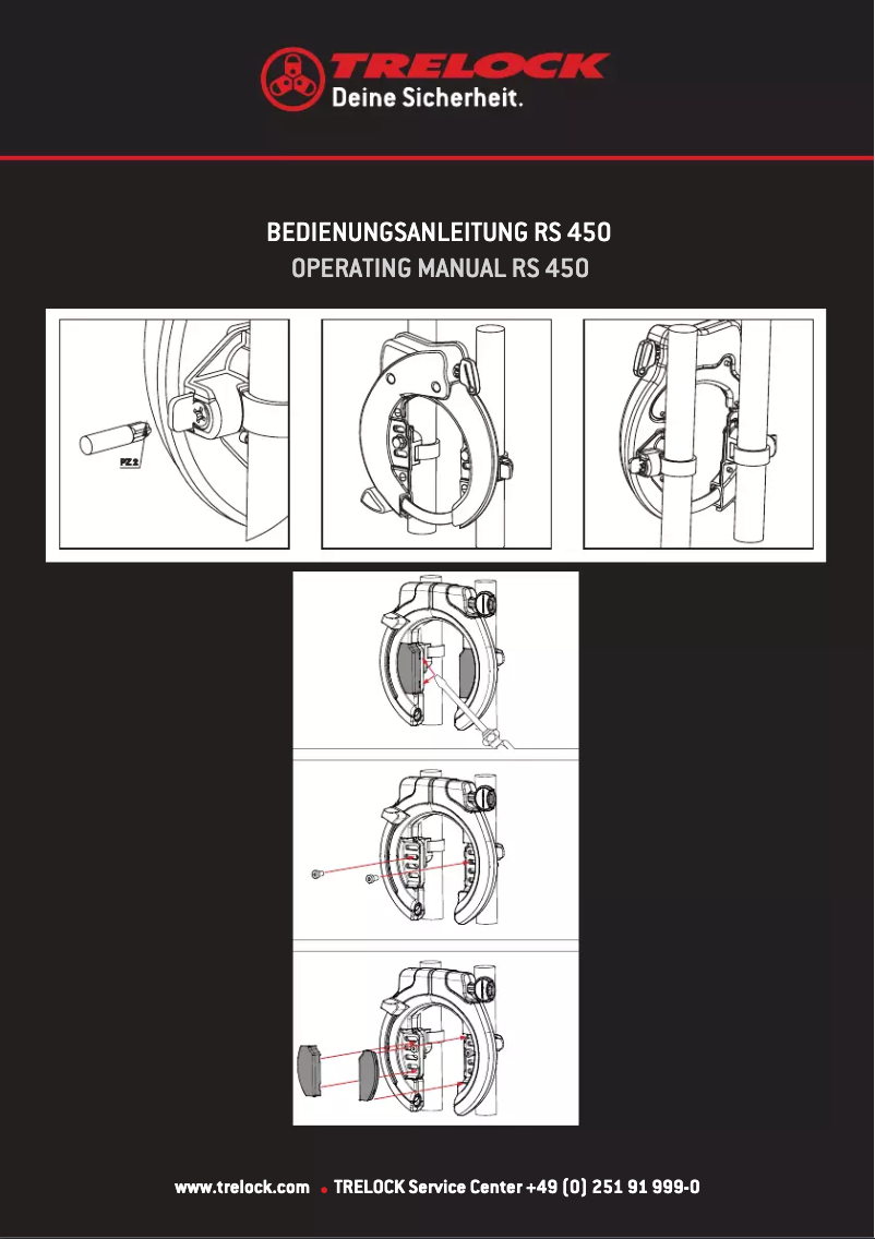 Image de la première page du manuel de l'appareil RS 450