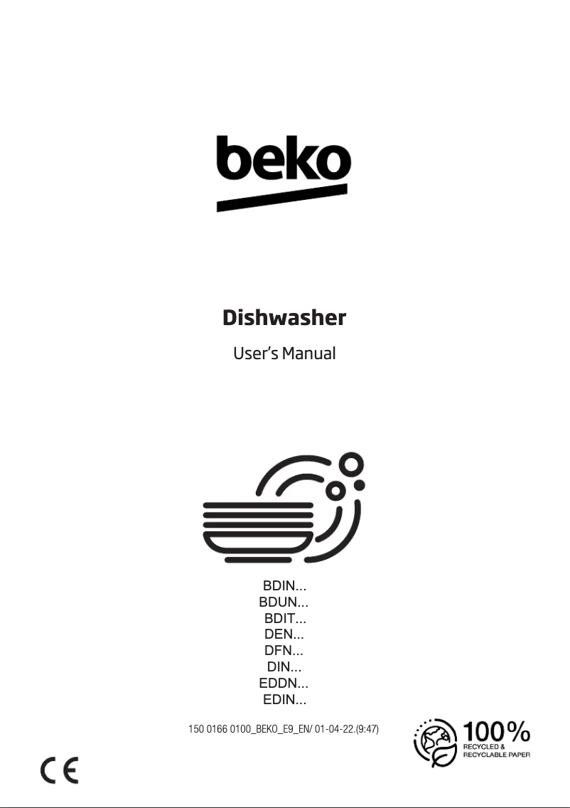 Page 1 de la notice Label énergétique Beko BDIN386E4AD