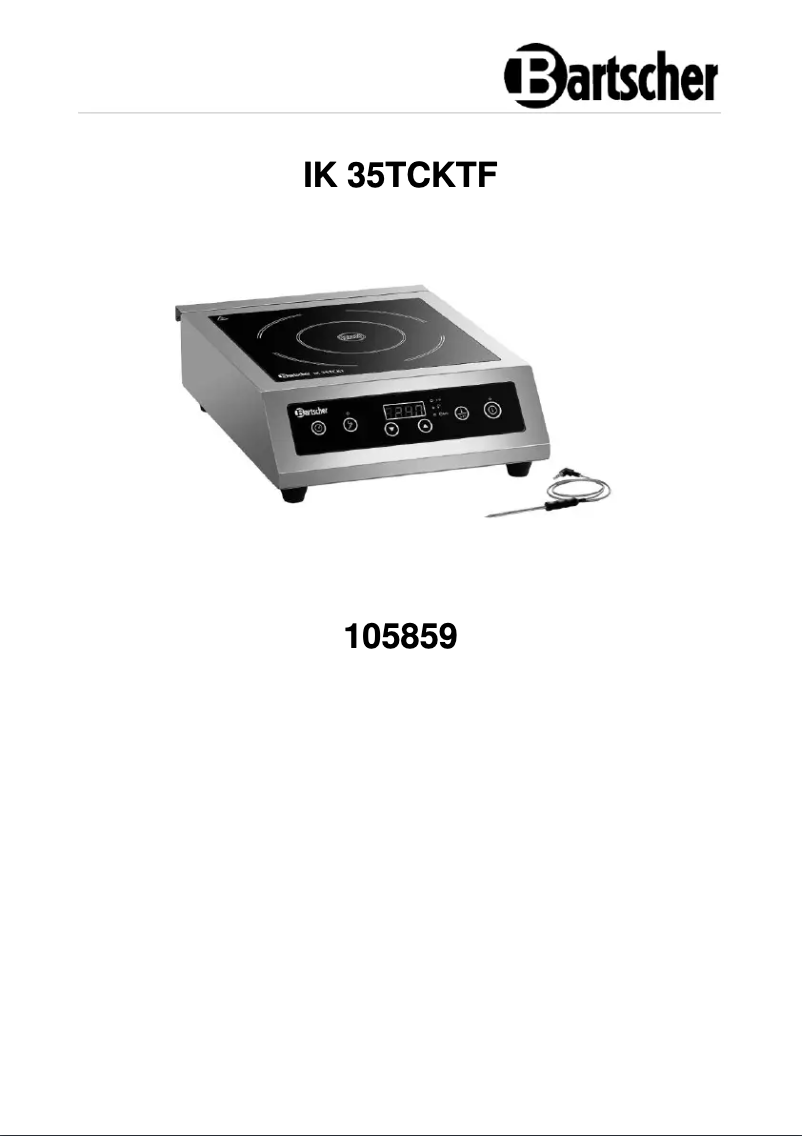 Imagen de la primera página del manual del dispositivo IK 35TCKTF