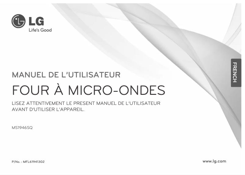 Page n°1 - Manuel utilisateur LG MS1946SQ