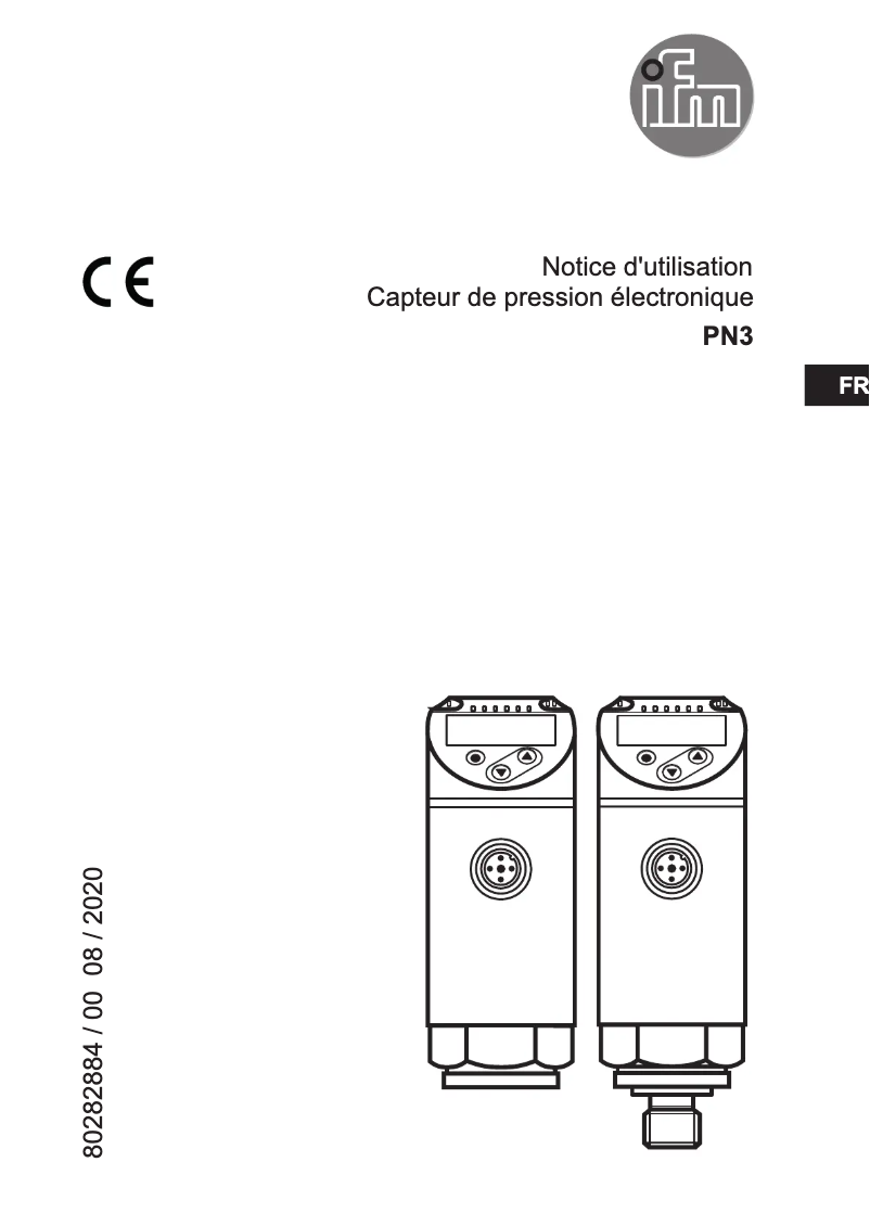 Page n°1 - Manuel utilisateur IFM PN3160