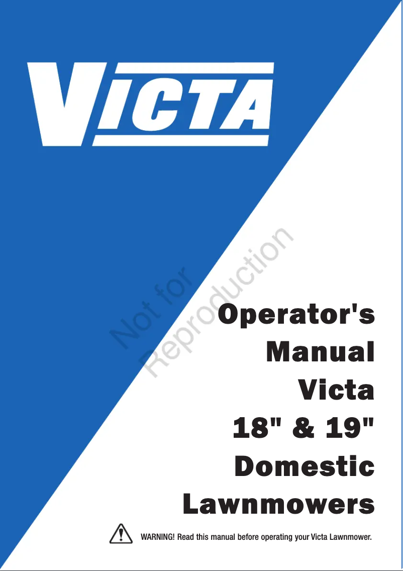 Page n°1 - Manuel utilisateur Victa 2691845