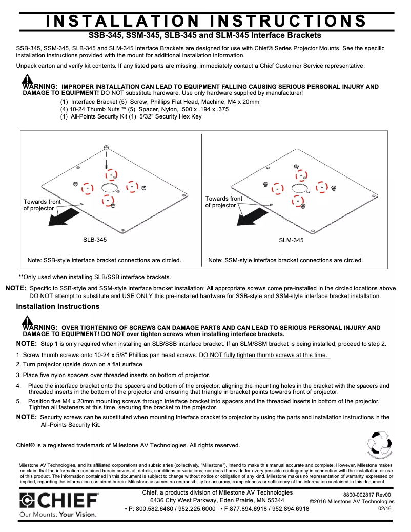 Image de la première page du manuel de l'appareil SSB345