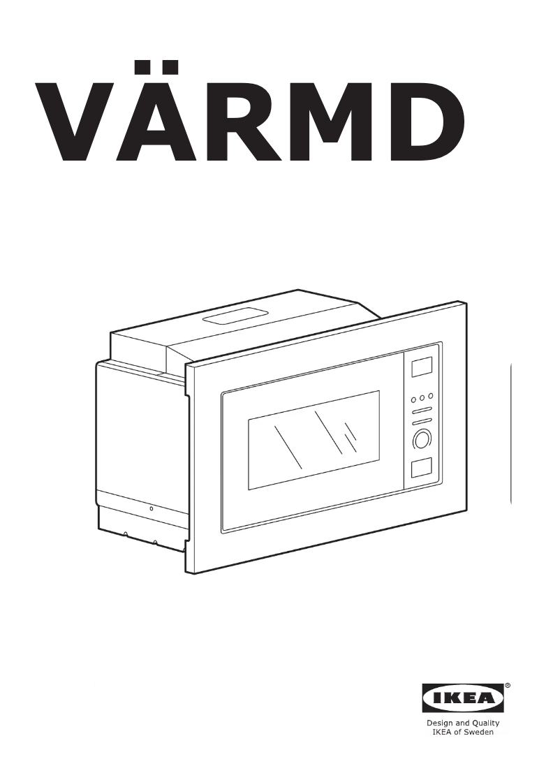 Page 1 de la notice Manuel utilisateur Ikea VÄRMD