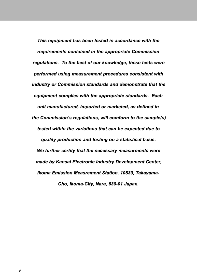 Image de la première page du manuel de l'appareil RD8000