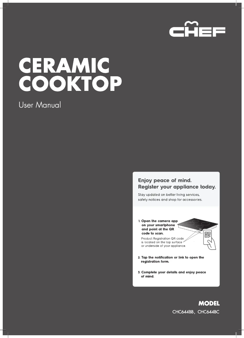Imagen de la primera página del manual del dispositivo CHC644BC