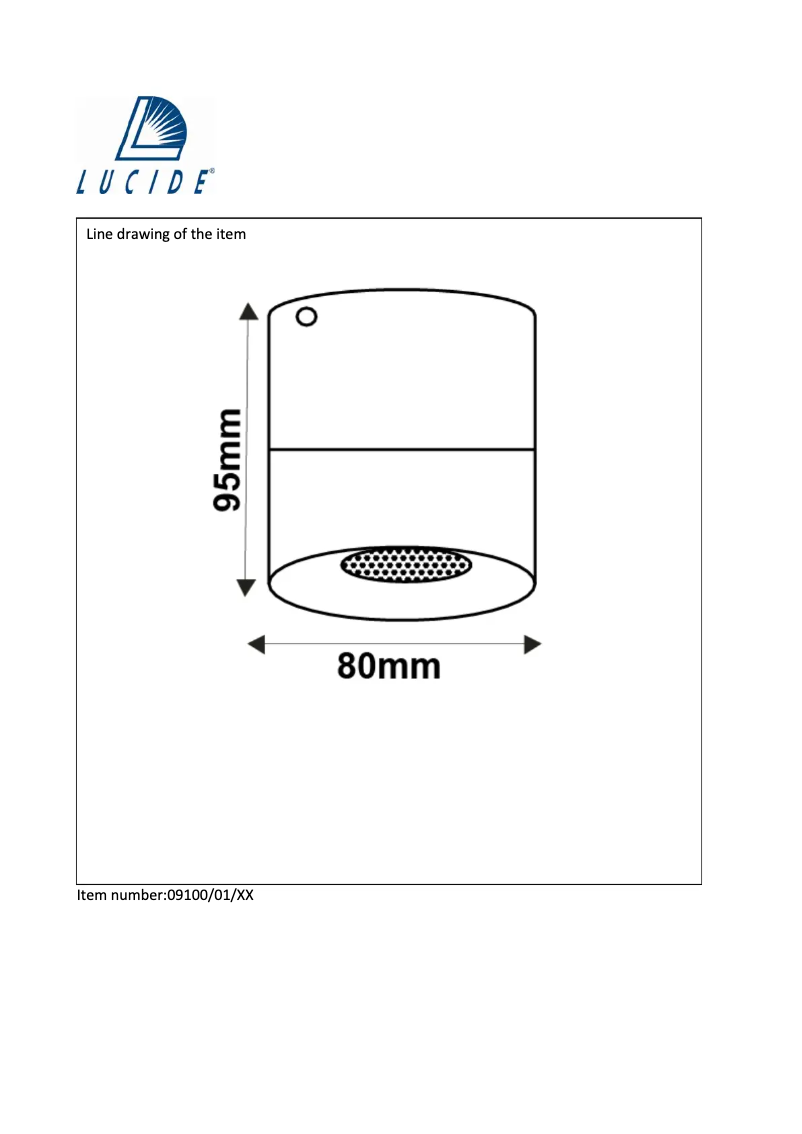 Page n°1 - Manuel utilisateur Lucide Bodi 09100/01/12