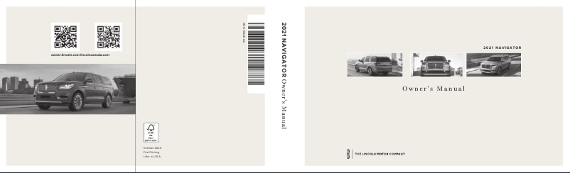 Image de la première page du manuel de l'appareil Navigator (2021)