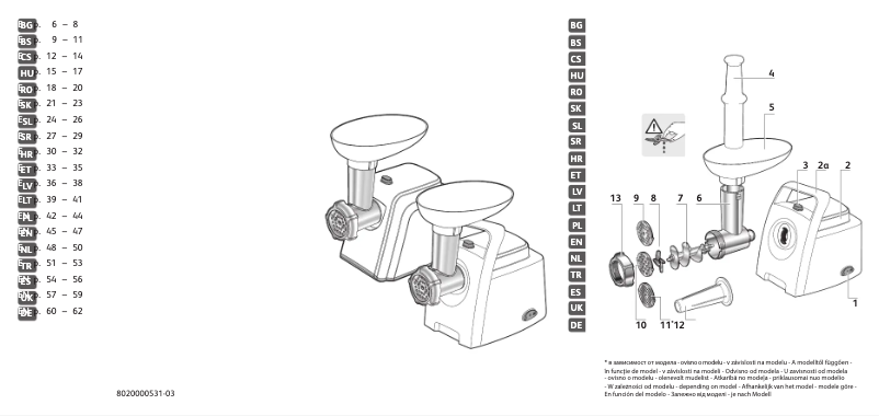 Page n°1 - Manuel utilisateur Tefal NE1058