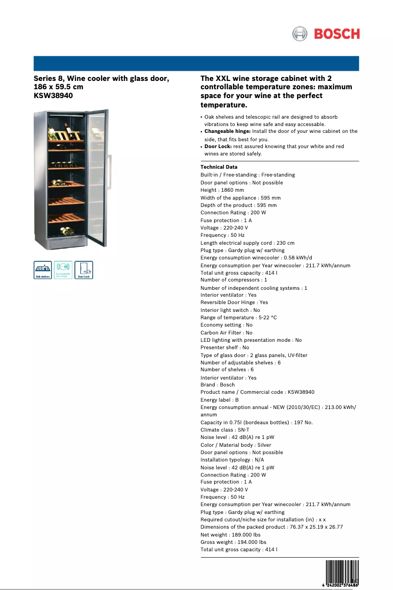 Image de la première page du manuel de l'appareil KSW38940