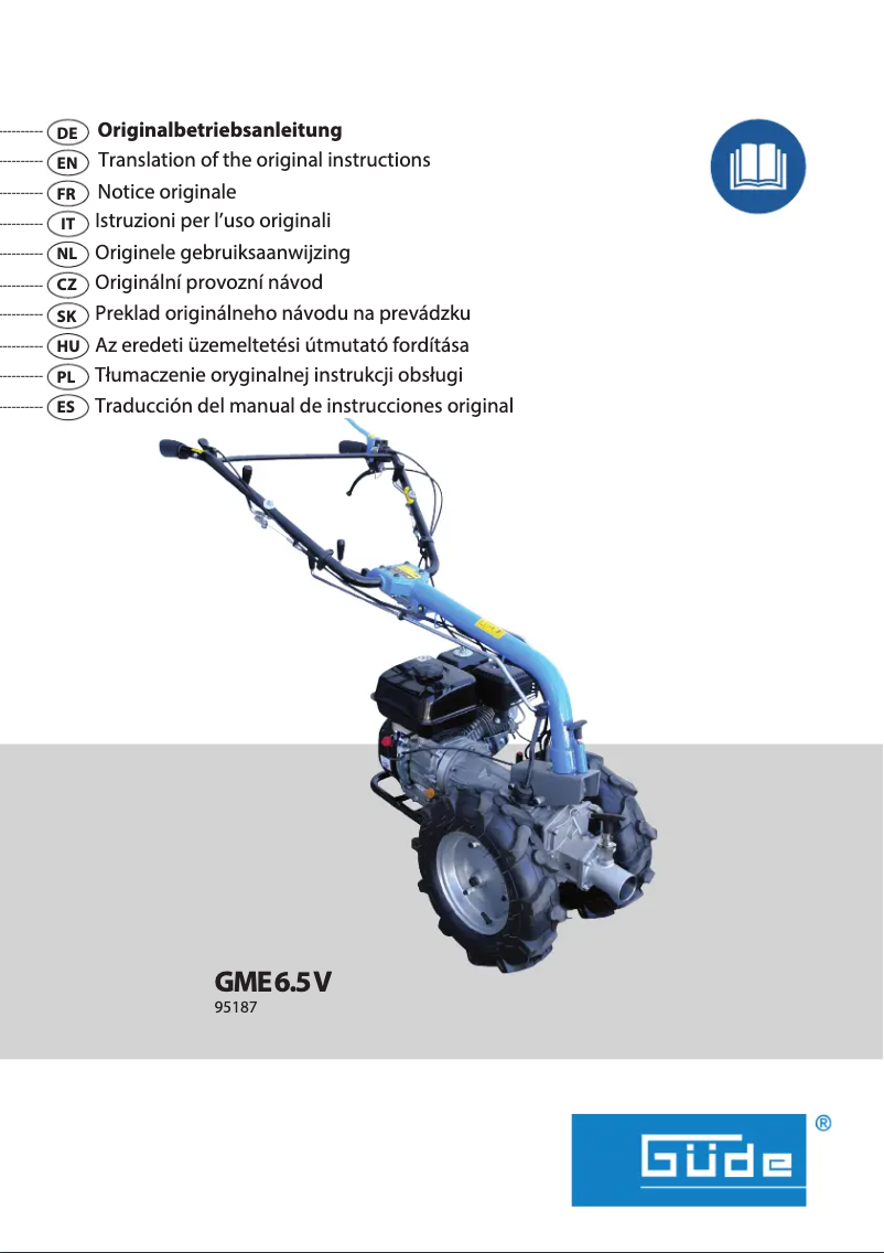 Page 1 de la notice Manuel utilisateur Güde GME 6.5 V