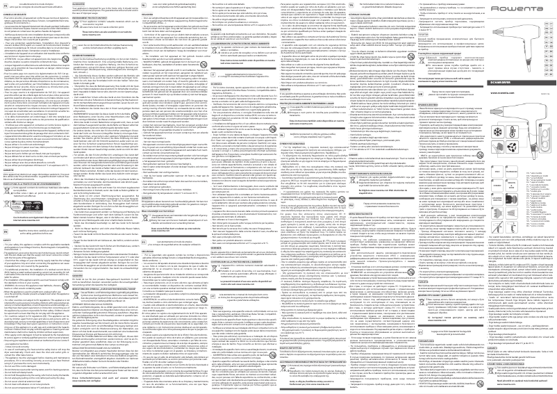 Page 1 de la notice Manuel utilisateur Rowenta Powerline CV5940