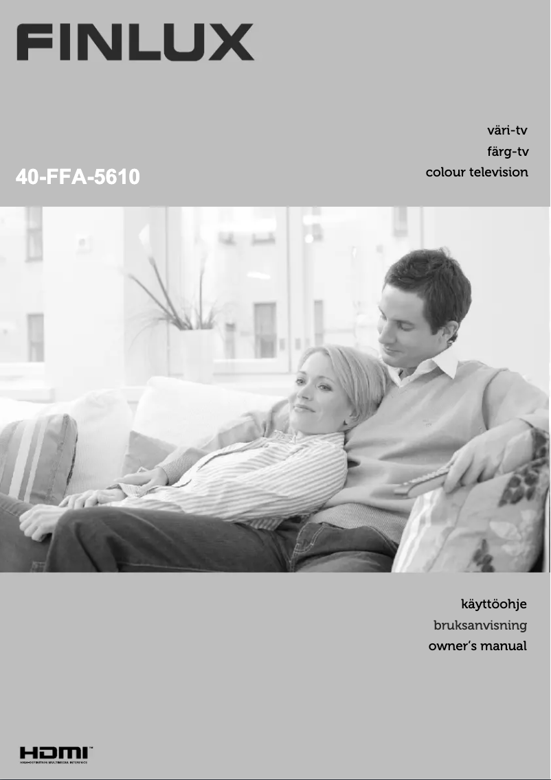Page n°1 - Manuel utilisateur Finlux 40FFA5610