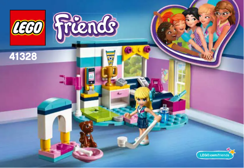 Page 1 of the manual Visual Instructions Lego Friends 41328