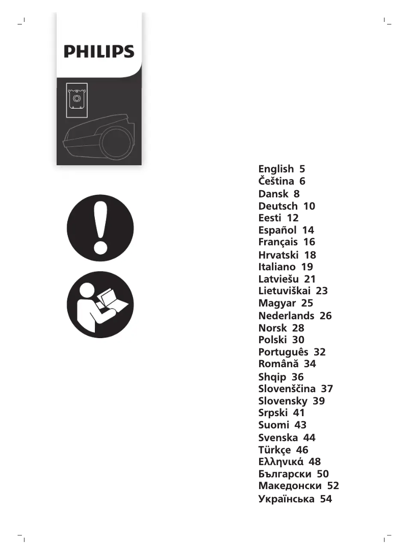 Page n°1 - Manuel utilisateur Philips XD8122