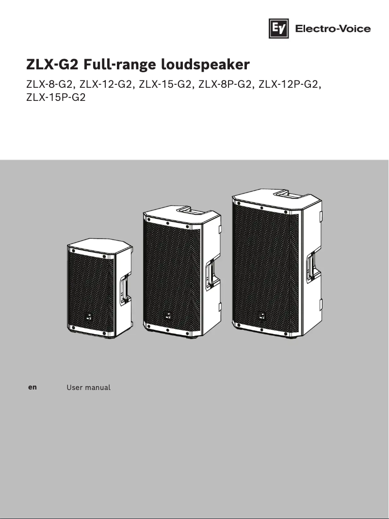 Image de la première page du manuel de l'appareil ZLX-15P