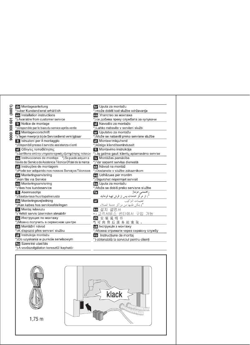 Page n°1 - Manuel utilisateur Neff S155EAX01E