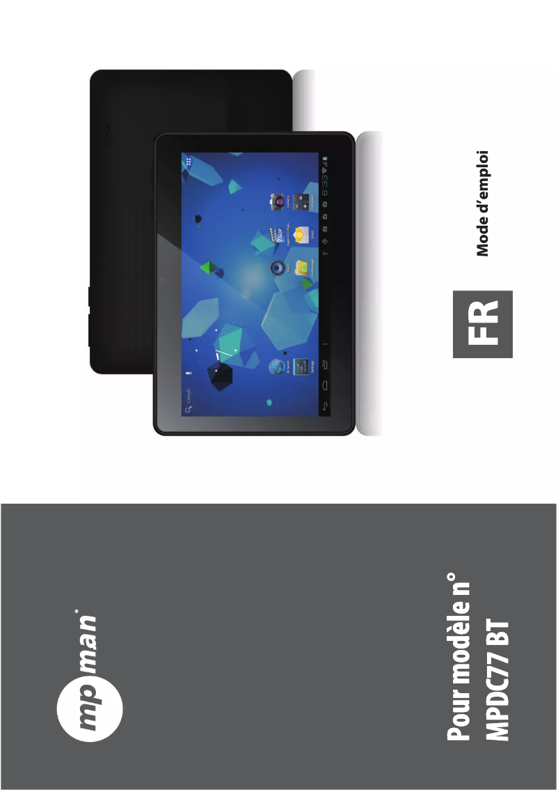 Imagen de la primera página del manual del dispositivo MPDC77 BT