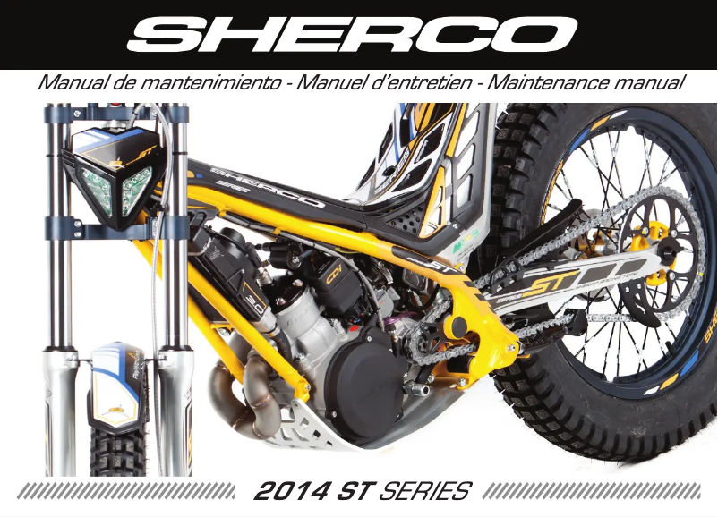 Page 1 de la notice Manuel utilisateur Sherco Trial 125 (2014)
