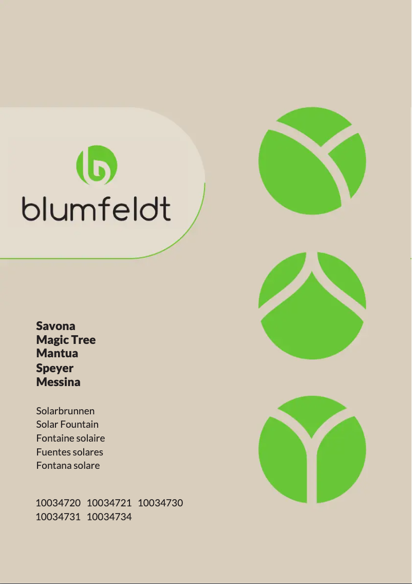 Page 1 de la notice Manuel utilisateur Blumfeldt Magic Tree