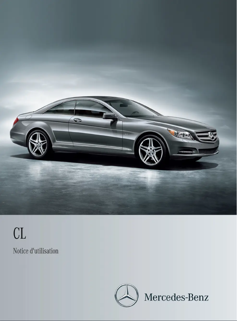 Page 1 de la notice Manuel utilisateur Mercedes-Benz CL-Class Coupe (2013)