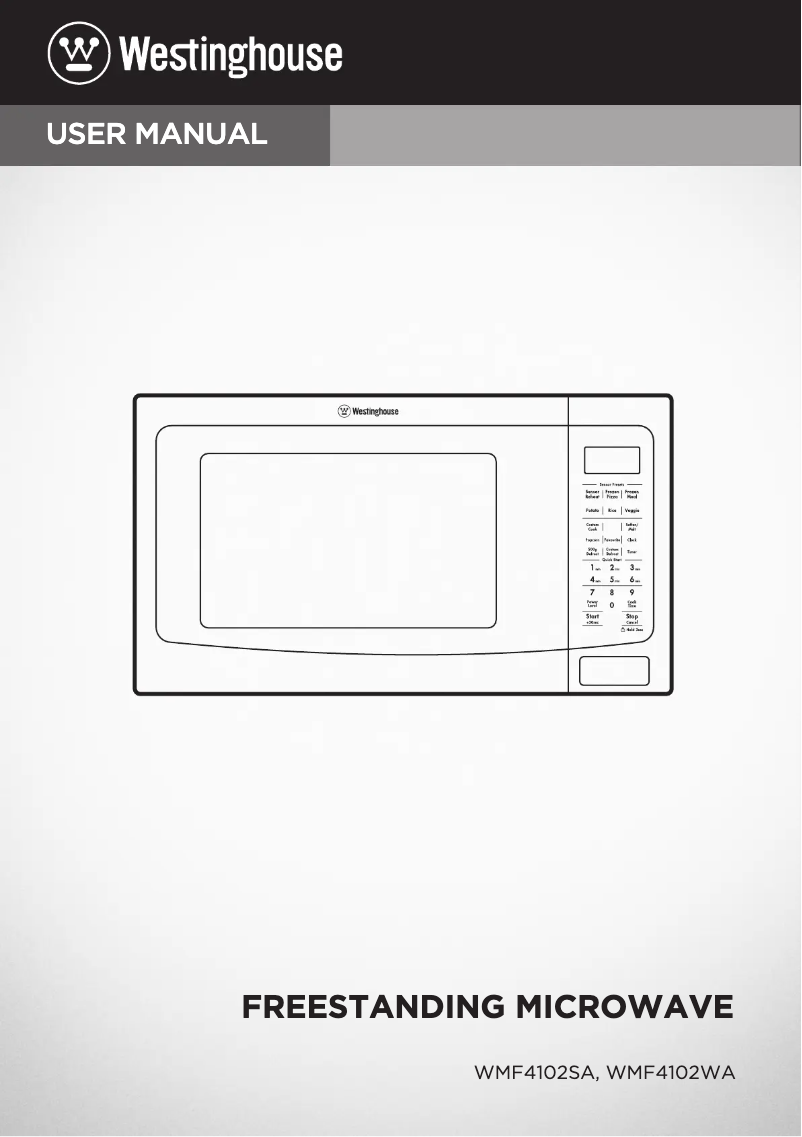 Page 1 de la notice Manuel utilisateur Westinghouse WMF4102BA