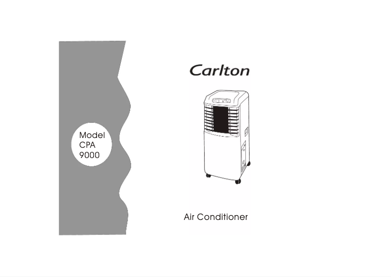 Page n°1 - Manuel utilisateur Carlton CPA9000