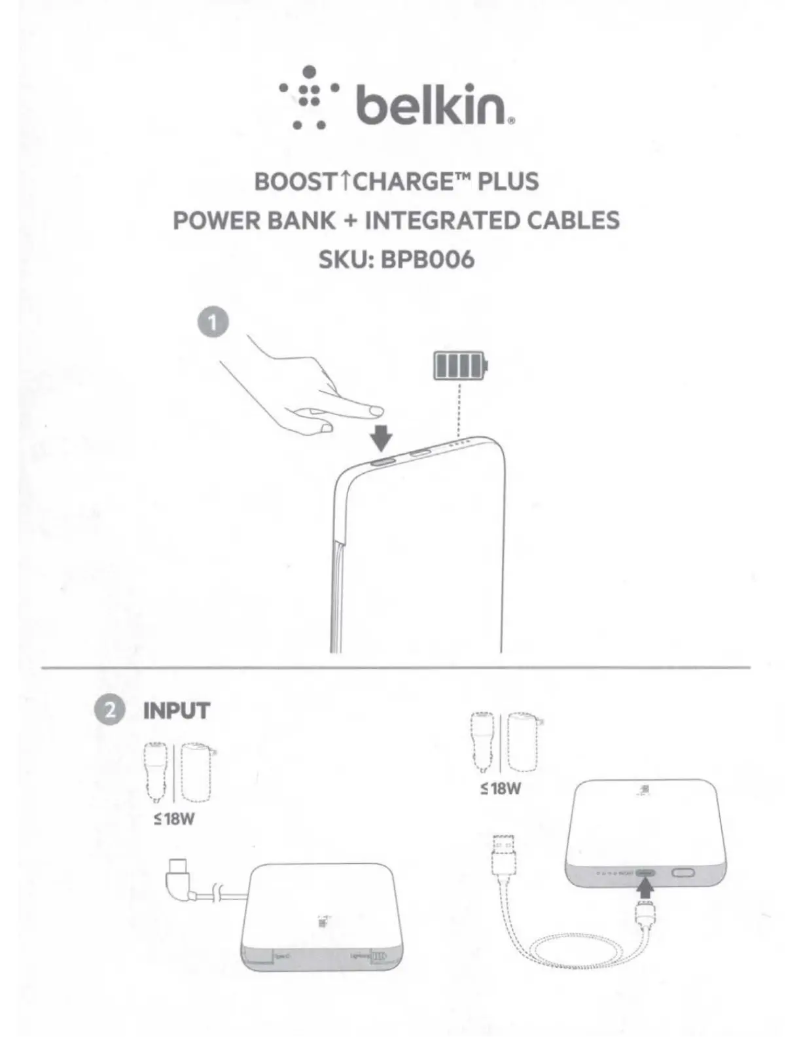 Image de la première page du manuel de l'appareil BOOST↑CHARGE Plus