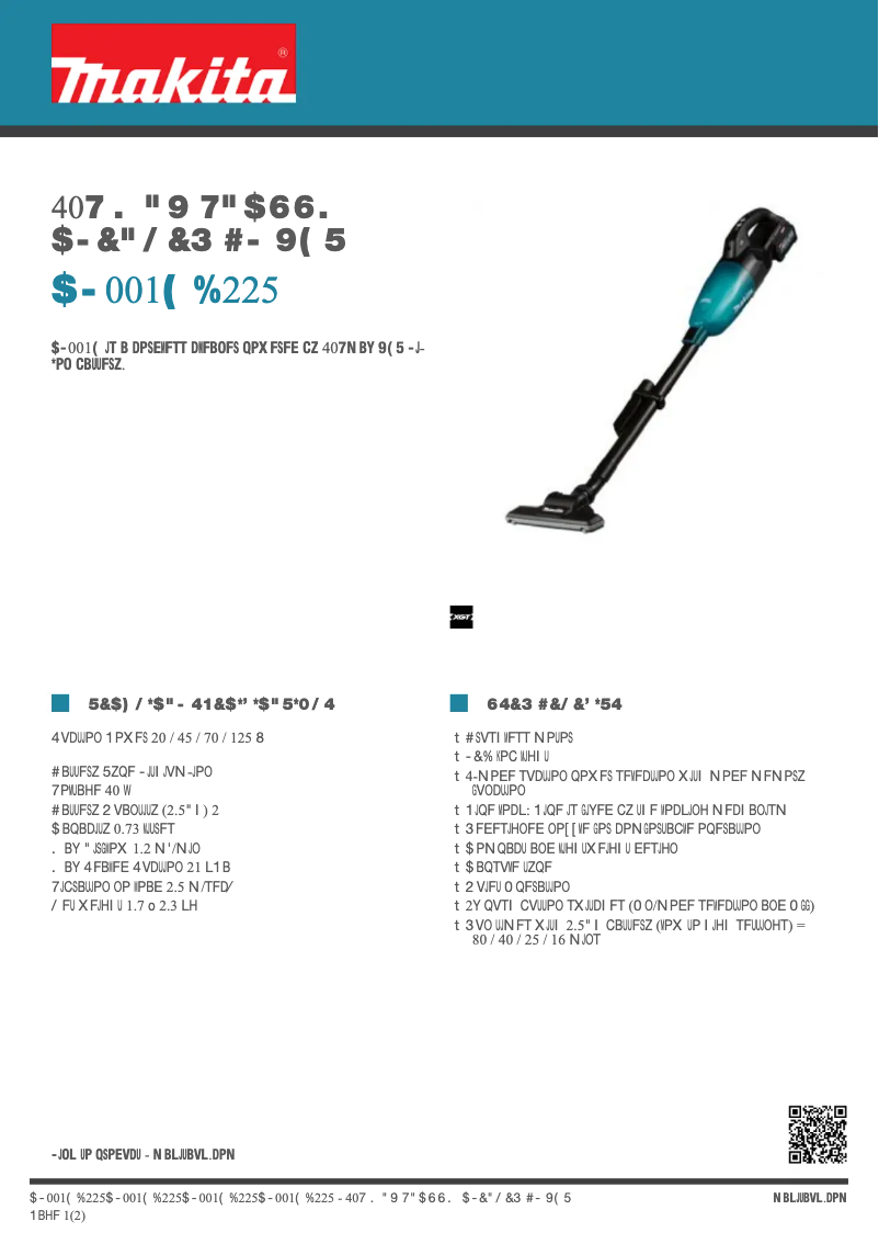 Image de la première page du manuel de l'appareil CL001GD225