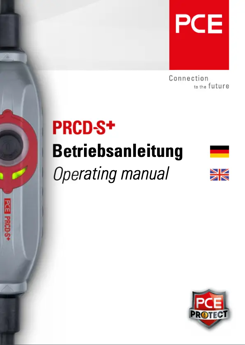 Image de la première page du manuel de l'appareil PRCD-S+