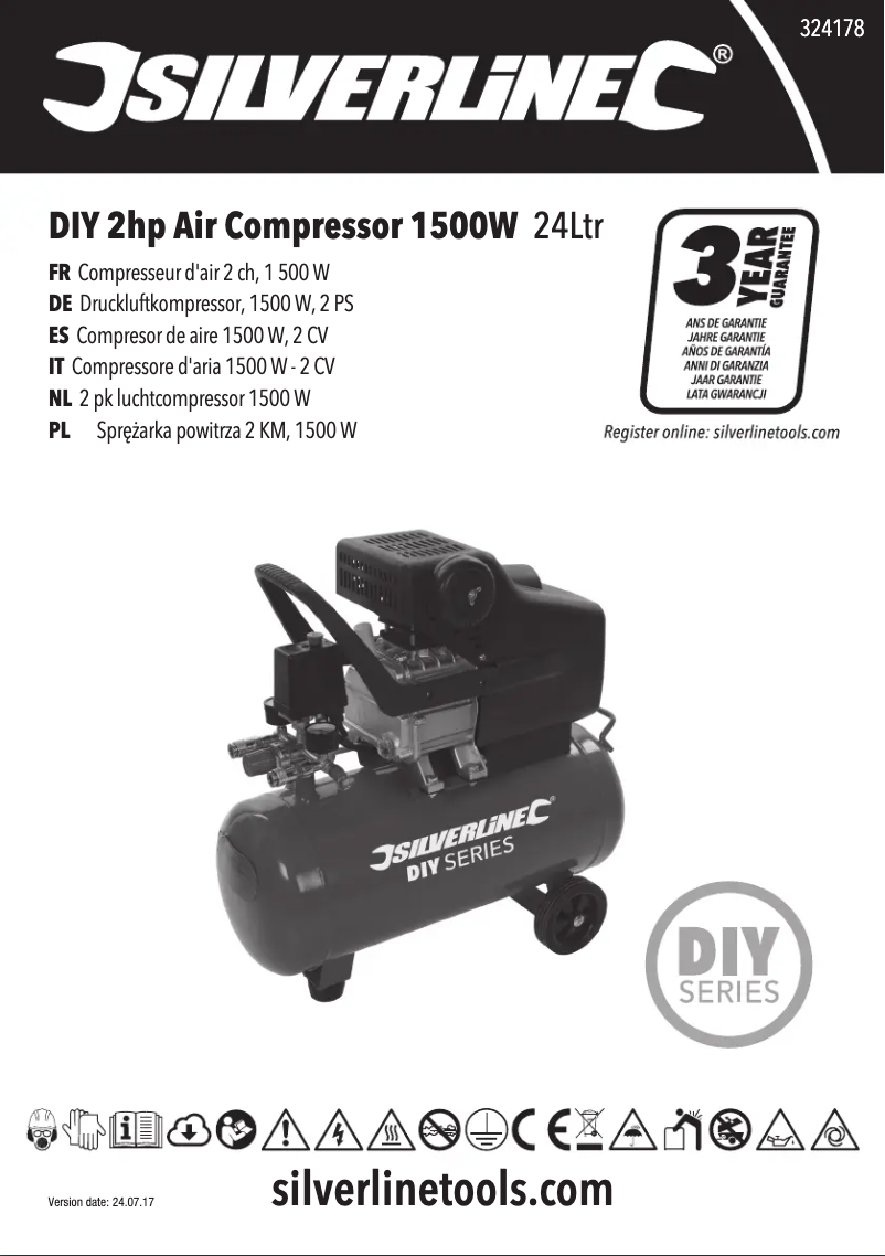 Page n°1 - Manuel utilisateur Silverline 324178