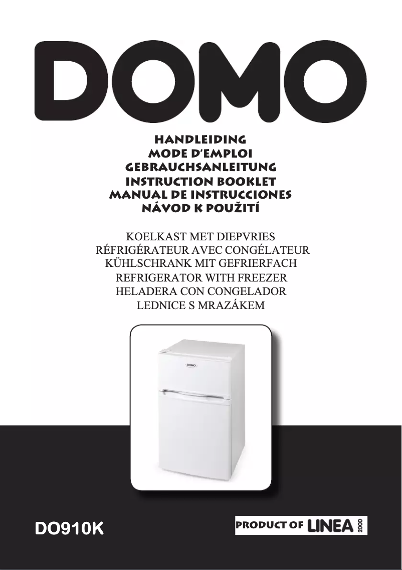 Page 1 de la notice Manuel utilisateur Domo DO910K