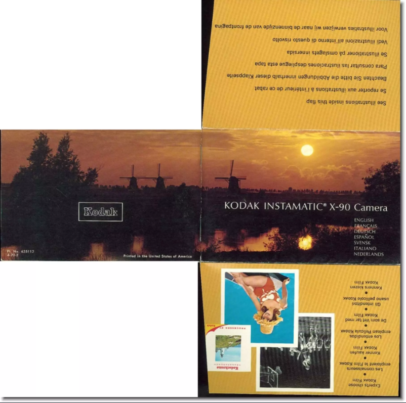 Page n°1 - Manuel utilisateur Kodak Instamatic X-90