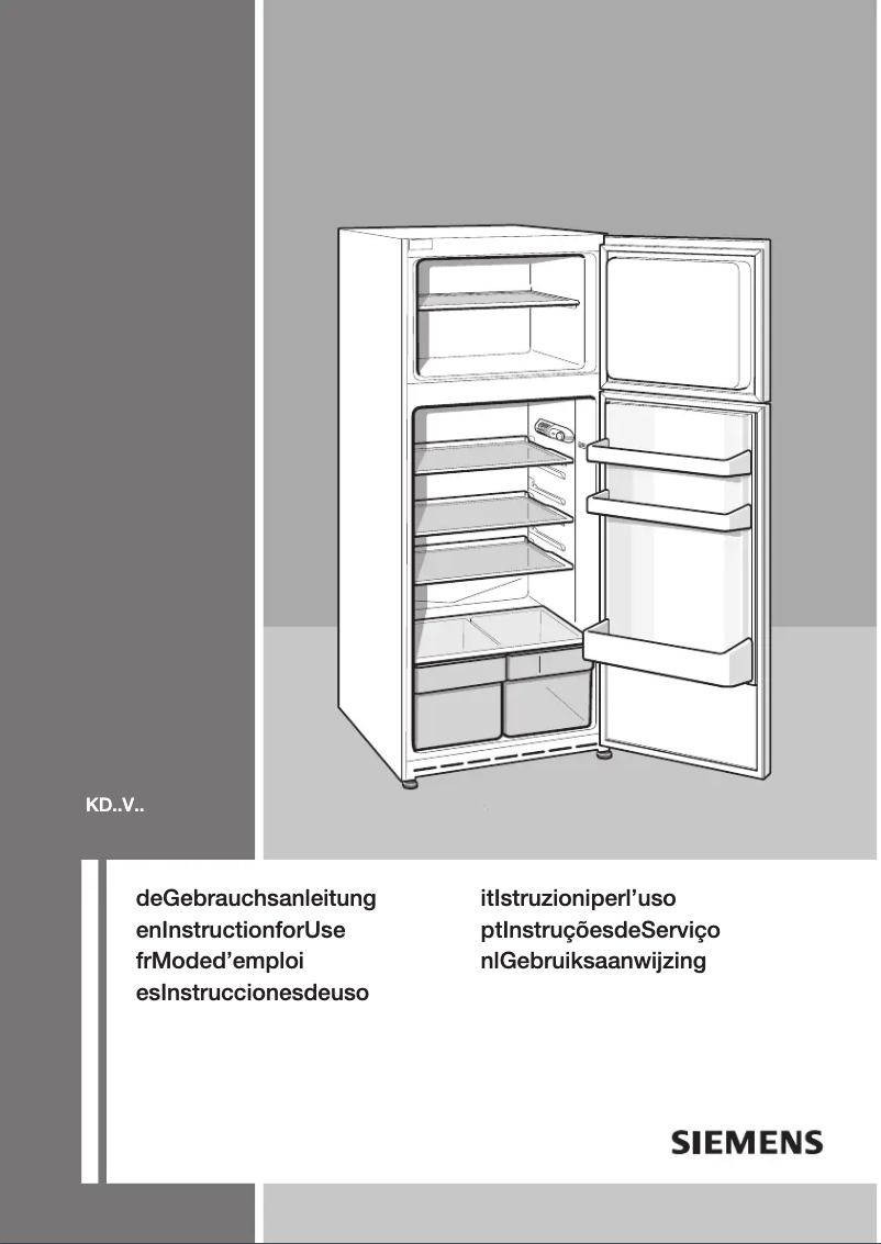 Page 1 de la notice Manuel utilisateur Siemens KD32VV00