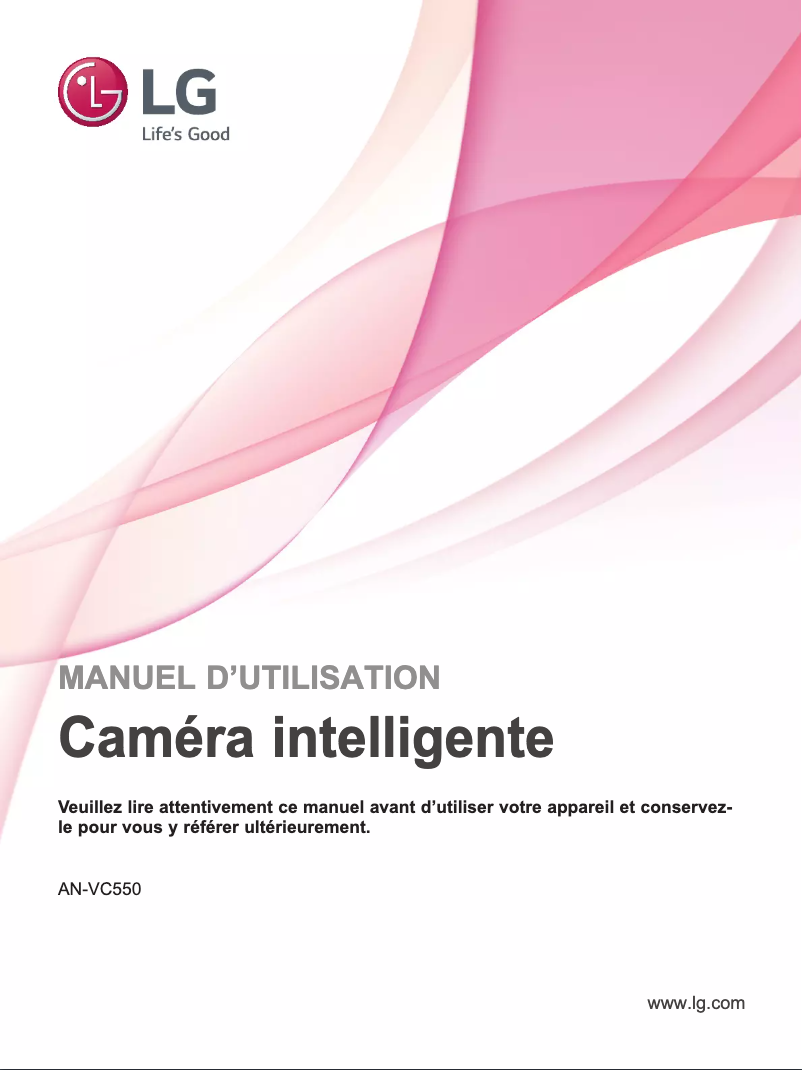 Page n°1 - Manuel utilisateur LG AN-VC550