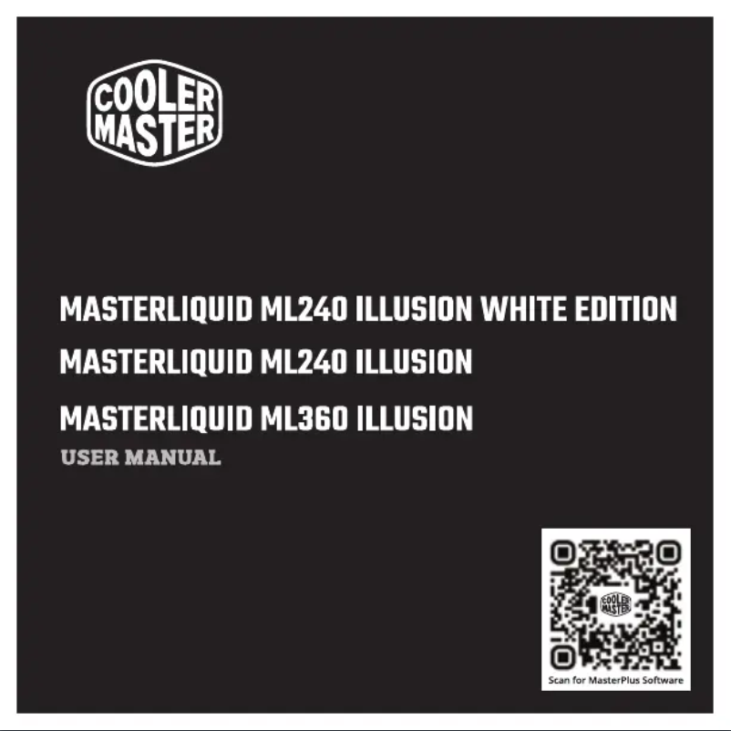 Page 1 de la notice Manuel utilisateur Cooler Master MasterLiquid ML360 Illusion