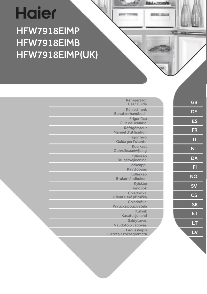 Page n°1 - Mode d'emploi Haier HFW7918EIMB