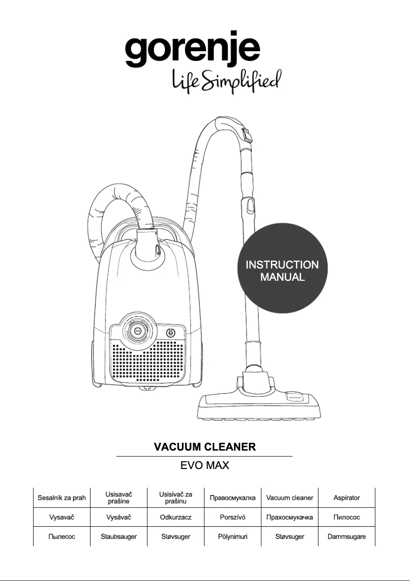 Image de la première page du manuel de l'appareil VCE21EMW