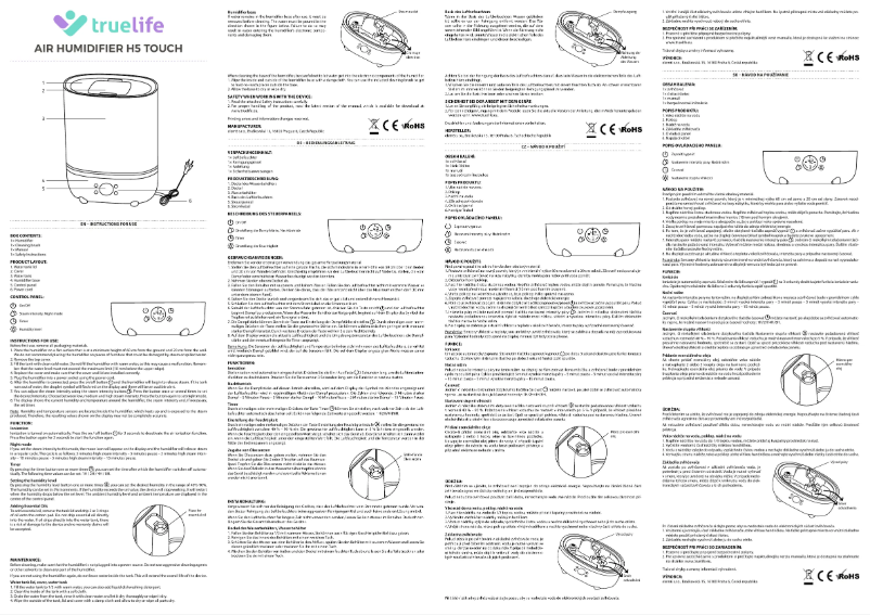 Image de la première page du manuel de l'appareil AIR Humidifier H5 Touch