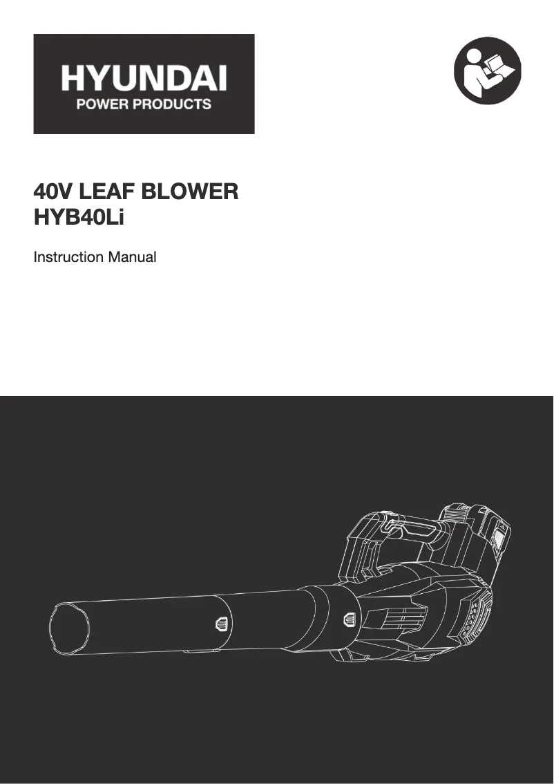 Page 1 de la notice Manuel utilisateur Hyundai HYB40LI